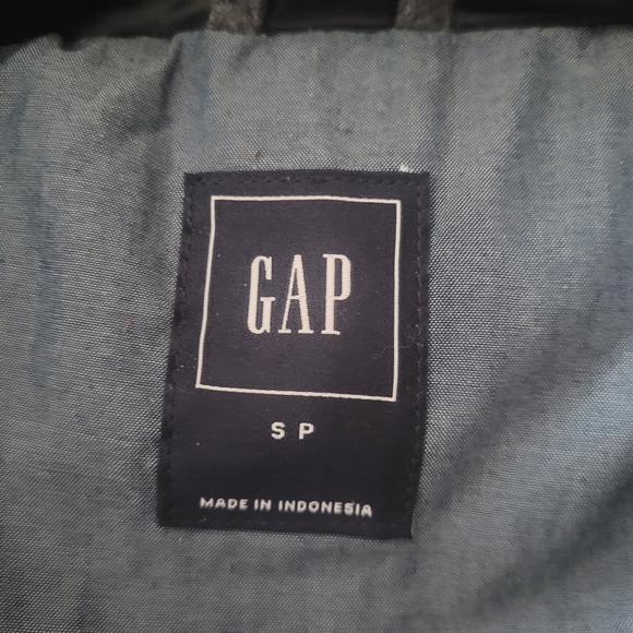 Gap Wool Blend Grey Puffer Vest S - Picture 7 of 7